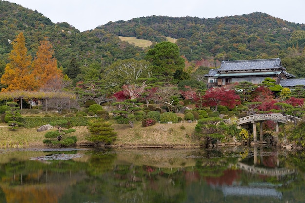 Herbstgarten in Japan