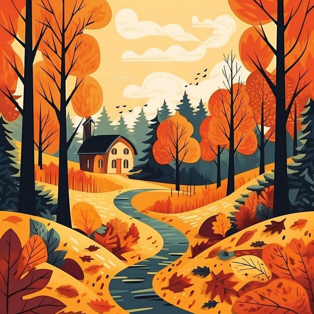 Herbstillustration