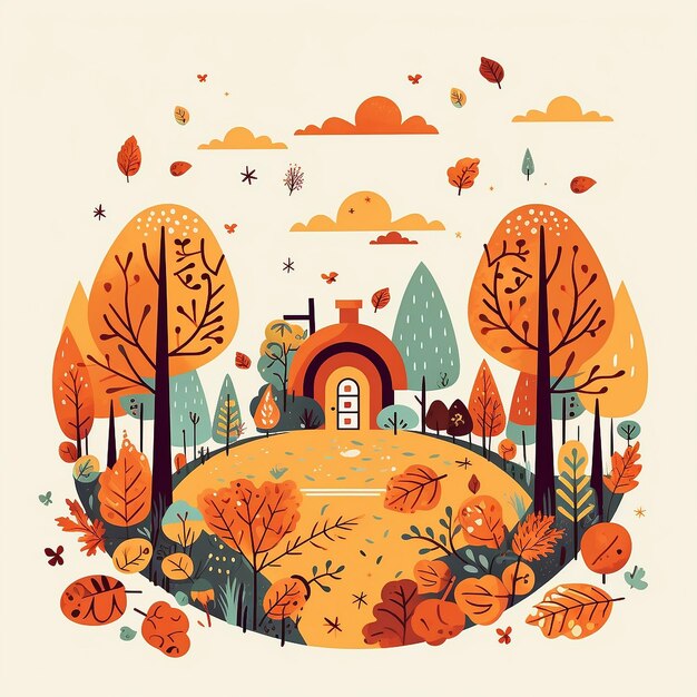 Herbstillustration