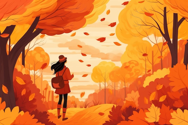 Herbstillustration