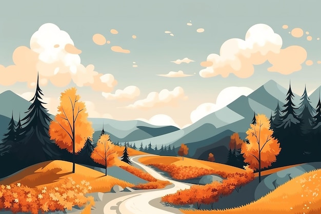 Herbstillustration