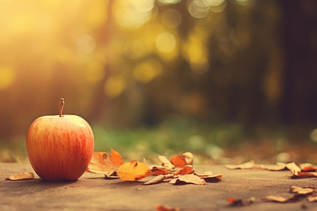 Herbstkomposition mit Kopienraum