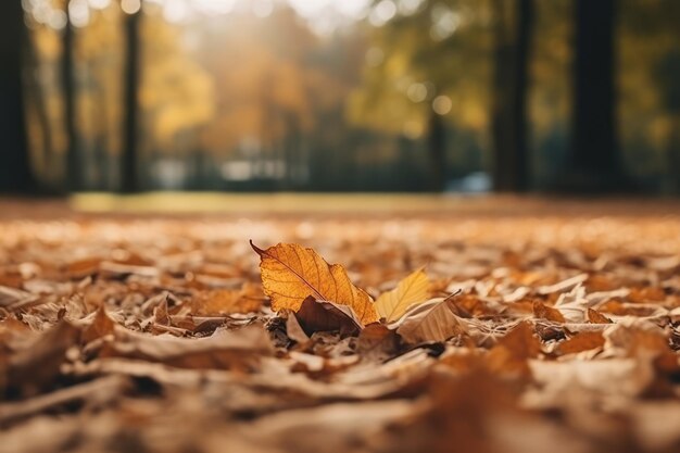 Herbstkomposition mit Kopierraum