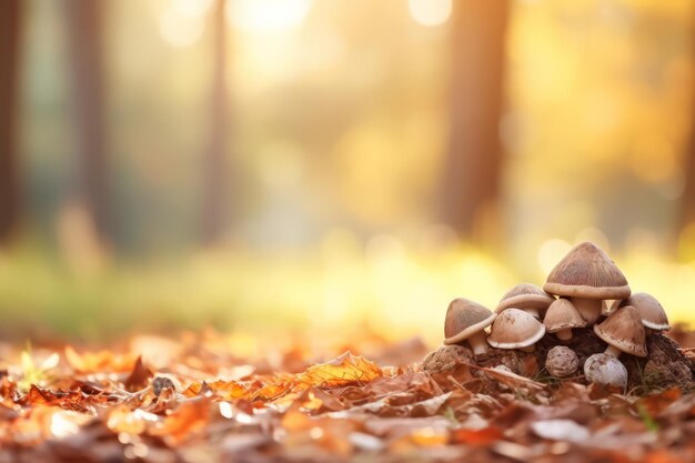 Herbstkomposition mit Kopierraum