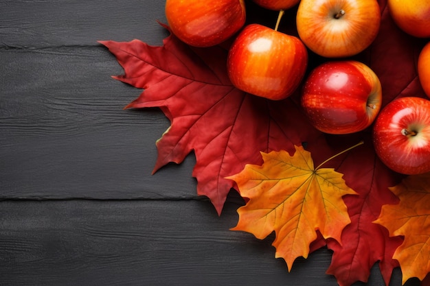 Herbstkomposition mit Kopierraum