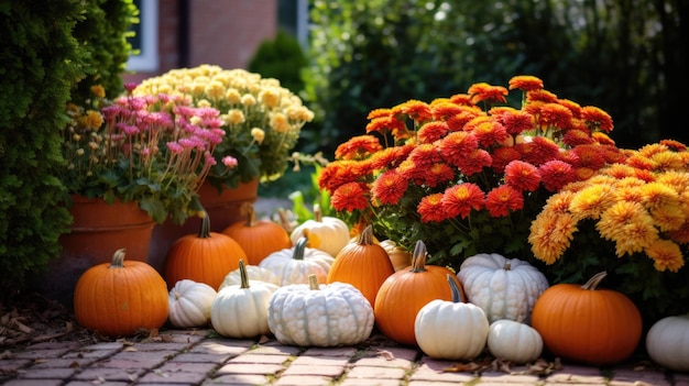 Herbstkürbis Halloween