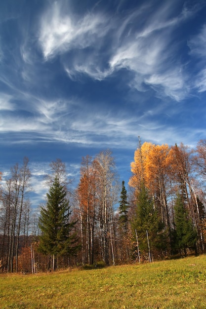 Herbstlandschaft im Uralgebirge