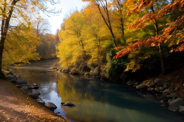 Herbstlandschaft professionelle Fotofotografie