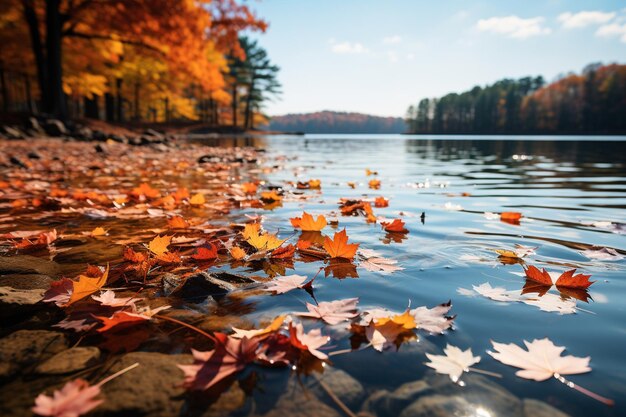 Herbstlaub Hintergrund