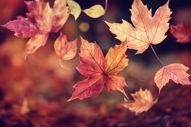 Herbstlaub Wallpaper Hintergrund