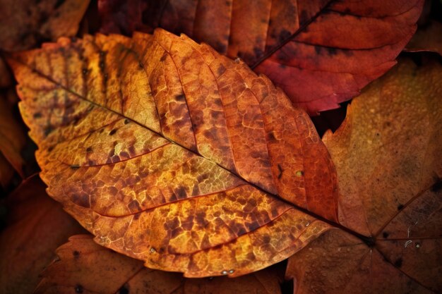 Herbstliche Hintergrundnahaufnahme von Farben