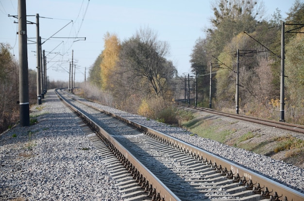 Herbstliche Industrielandschaft