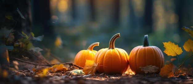 Herbstlicher natürlicher Hintergrund mit Kürbissen