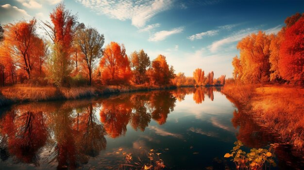 Herbstlicher schöner Hintergrund