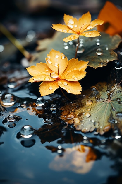 Herbststimmung Stockfoto Frauenmodell