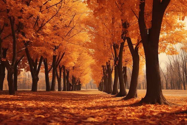 Herbstzeit verlässt die Pflanzenszene