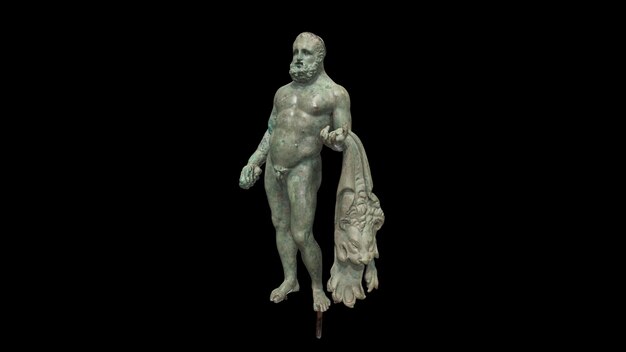 Hércules Figuras romanas Hombre Antiguo Staue Art Feng artefacto histórico objeto antiguo