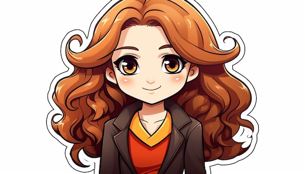 Foto hermione granger do estilo harry potter doodle art bonito