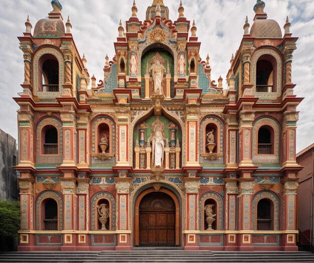 Foto la hermosa arquitectura de las iglesias mexicanas