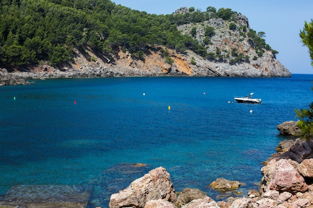 Hermosa bahía y playa en Mallorca España