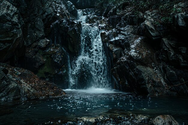 hermosa cascada fenómenos naturales del agua