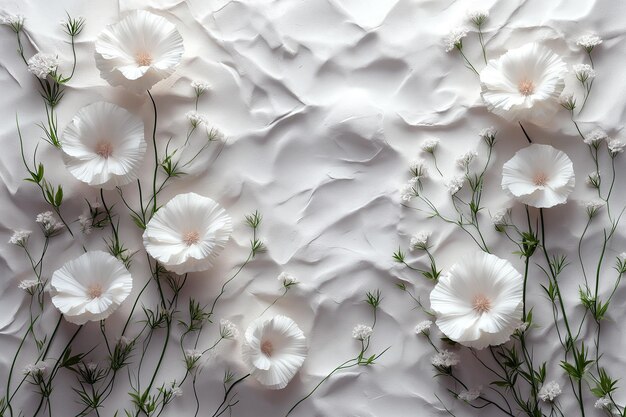 Foto hermosa celebración floral boda de primavera fondo natural blanco naturaleza