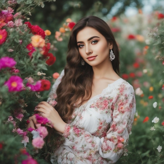 Hermosa chica de azerbaiyán