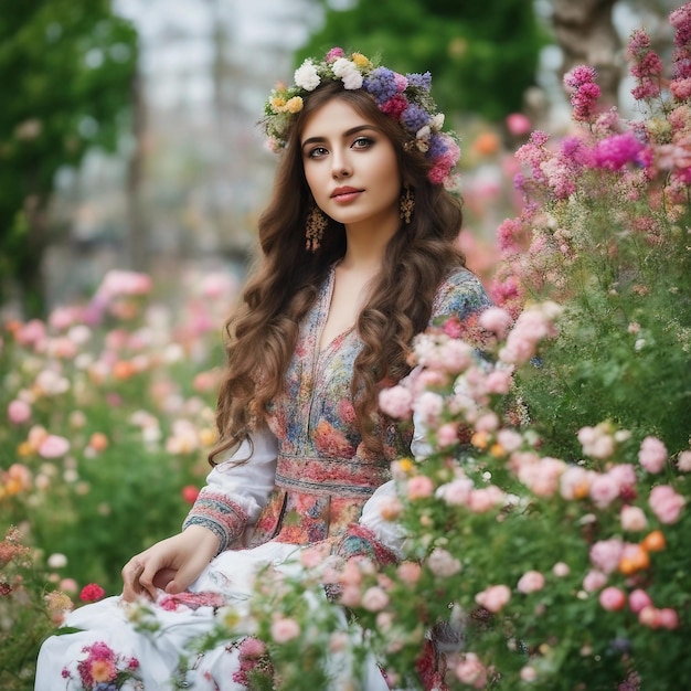 Hermosa chica de azerbaiyán