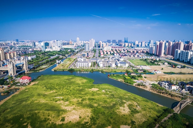 Hermosa ciudad en China