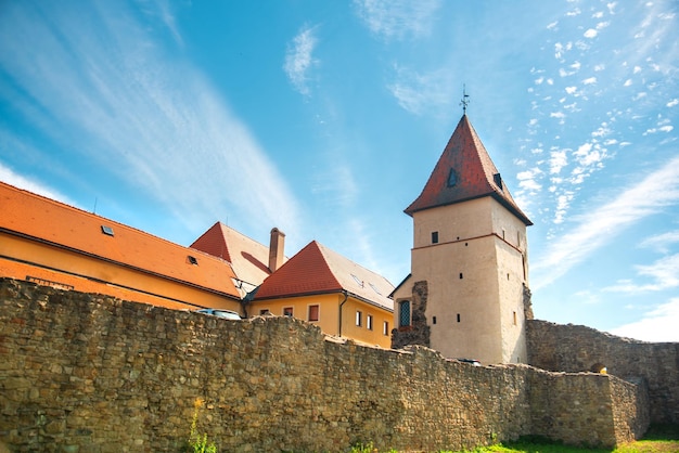 Hermosa ciudad histórica Bardejov. Eslovaquia, Europa.