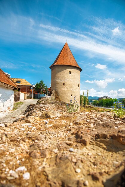 Hermosa ciudad histórica Bardejov. Eslovaquia, Europa.