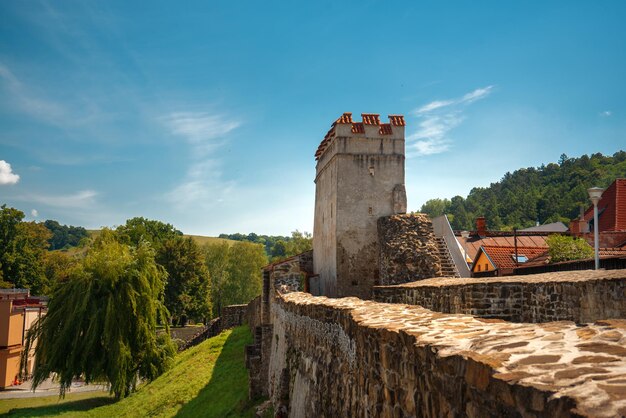 Hermosa ciudad histórica Bardejov. Eslovaquia, Europa.