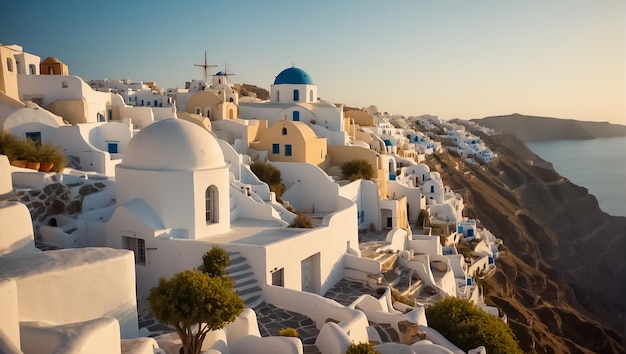 La hermosa ciudad de Oia en Grecia