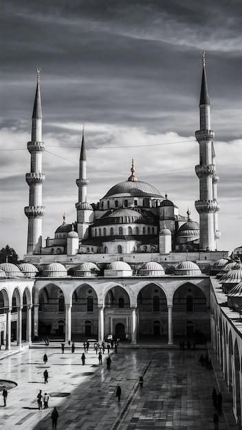 Foto la hermosa ciudad de suleymaniye en estambul