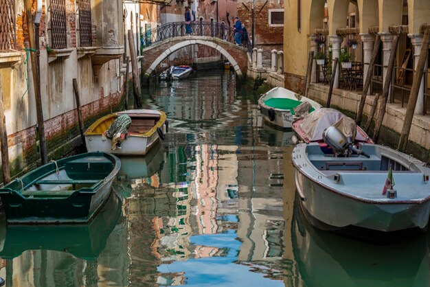La hermosa ciudad de Venecia, Italia