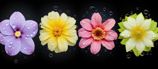 una hermosa clematis de arbusto con grandes flores rosadas brillantes