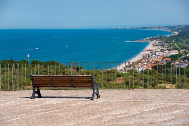 Hermosa costa del mar en verano vista panorámica de la costa