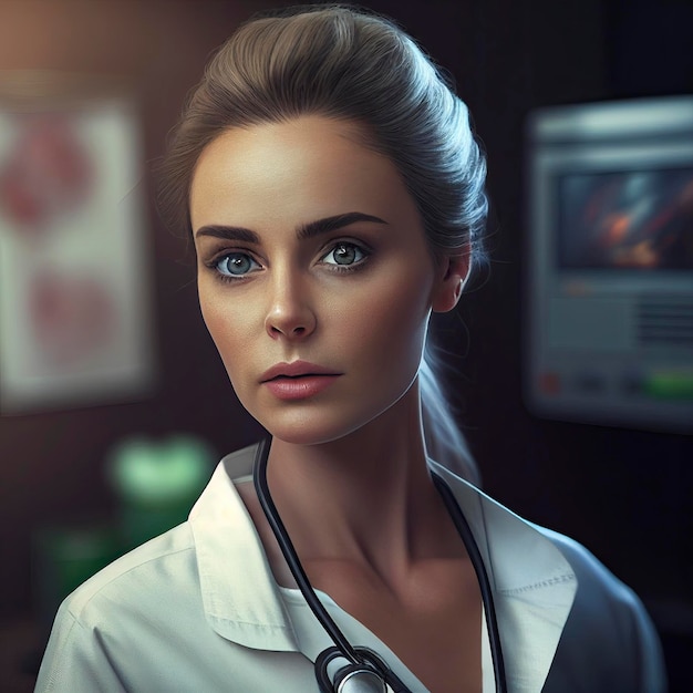 Hermosa doctora