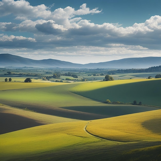 Hermosa escena de la naturaleza Ai generativo HD 8K fondo de pantalla Imagen fotográfica de archivo