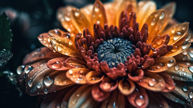 Una hermosa flor en el jardín AI generativa AI generada