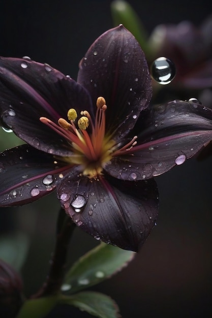 Una hermosa flor poco común