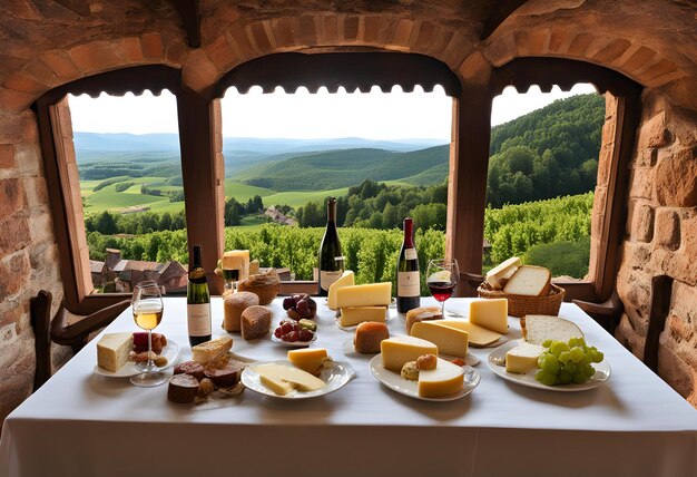 Foto una hermosa foto de comida es imprescindible para el trabajo diario alimentos generados por ia mejor foto maravillosa alimentos