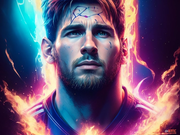 Una hermosa foto de Lionel Messi