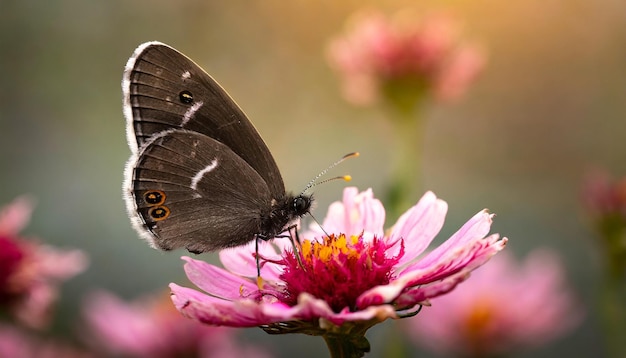 Hermosa foto de mariposa en la naturaleza