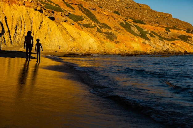 Hermosa foto de paisaje de la isla de Creta, Grecia. Naturaleza veraniega de Creta. turismo relajante