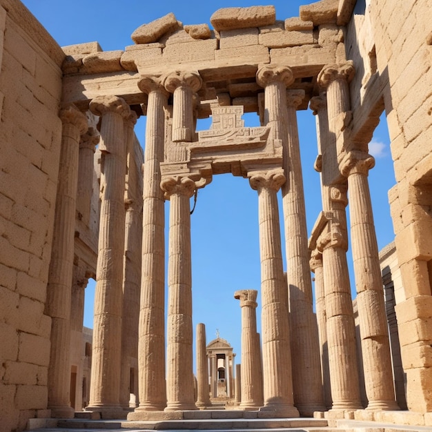 Hermosa foto del Templo E Selinunte Sicilia