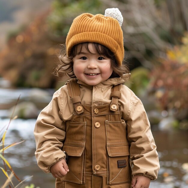 Foto una hermosa fotografía de niños