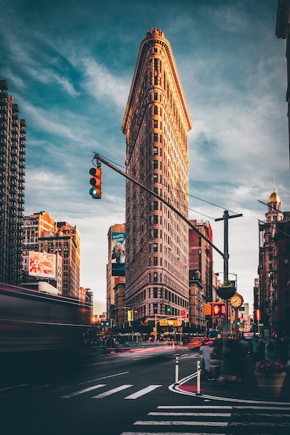 Hermosa imagen del edificio de la ciudad de nueva york