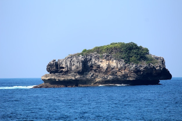 Hermosa isla cerca de la playa