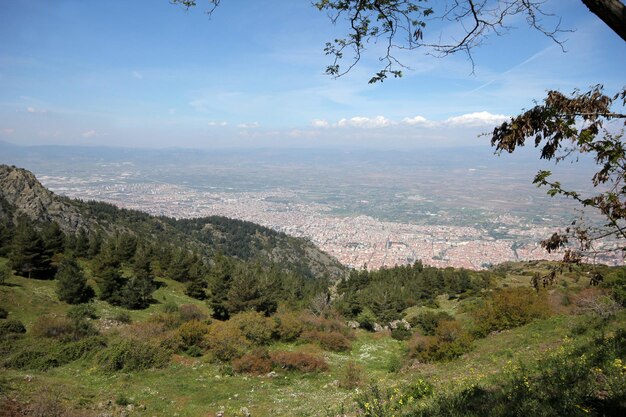 Hermosa naturaleza y ciudad de manisa.